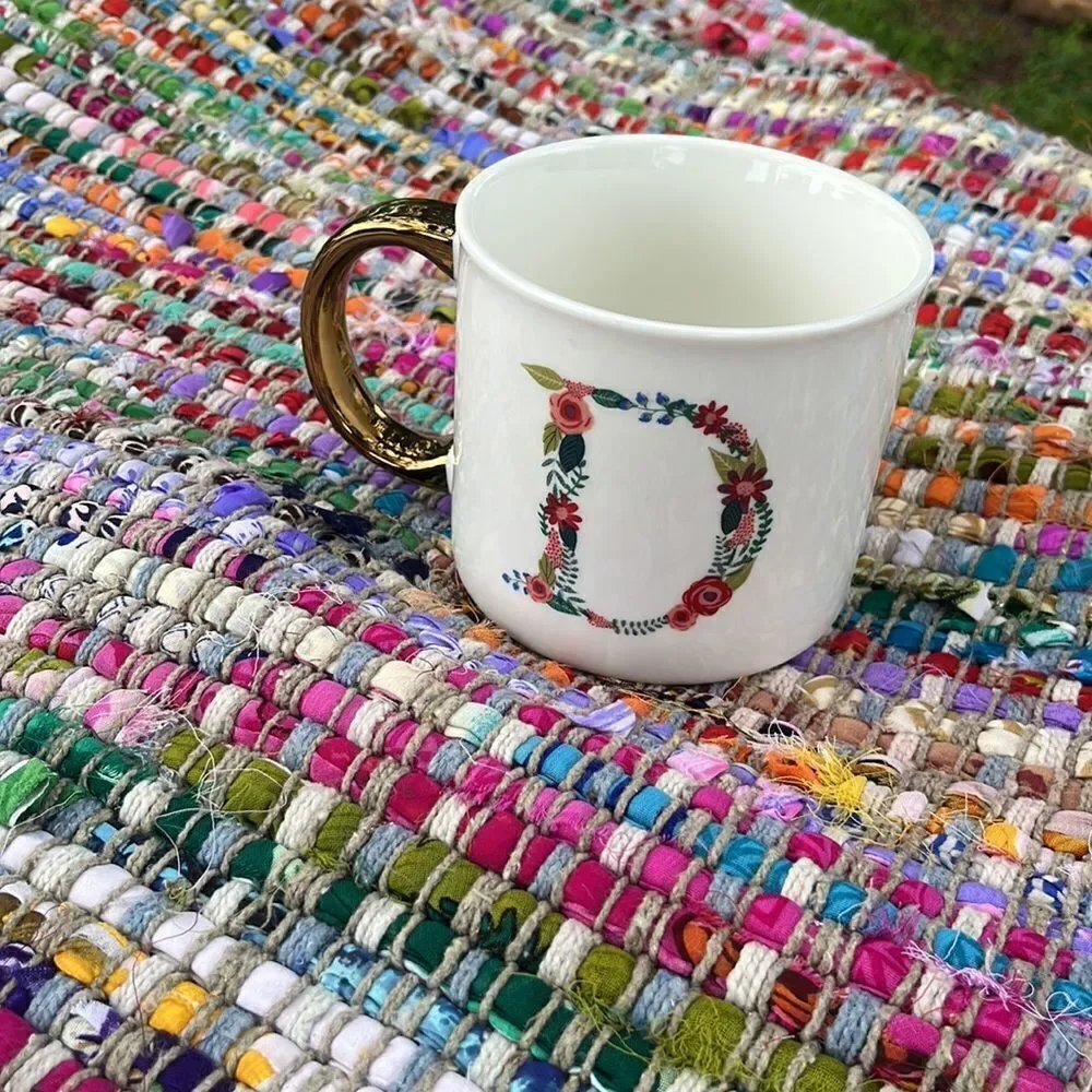 Opalhouse Monogram “D” Alphabet Mug EUC